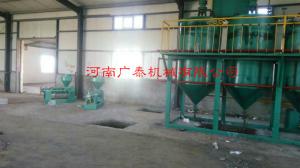 新疆塔城倪總榨油、精煉設(shè)備安裝
